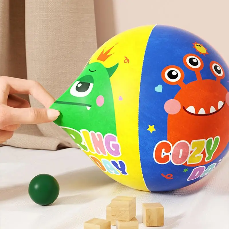 カラフルなサウンドレス屋内バスケットボール、プリントパターン、ノイズなし、静かなバスケットボール、ドリブル