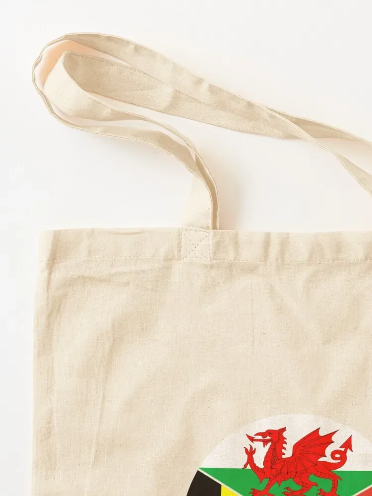 Baneri Cymru Dewi Sant Owain Glynd?r, Flags of Wales St David and Owain Glynd?r Tote Bag