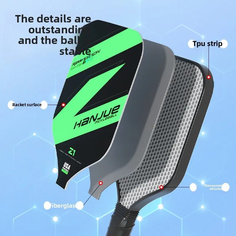 مجموعة مضارب من الألياف الزجاجية المطبوعة بالأشعة فوق البنفسجية، مضرب تدريب على البطولة متعدد الأنماط، مضارب تنس الطاولة الرياضية