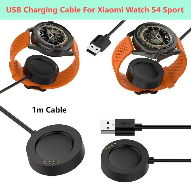USB Charging Cable For Xiaomi Watch S4 Sport Cord Dock Charger Adapter For Xiaomi Watch Watch S 4 Charging Dock Station Cable