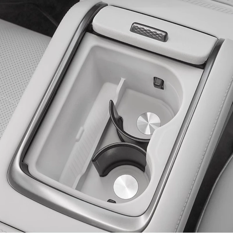 For Zeekr 7X Car Central Control Water Cup Cover Wireless Charging Pad Anti-skid Car Supplies Modification Interior Accessories