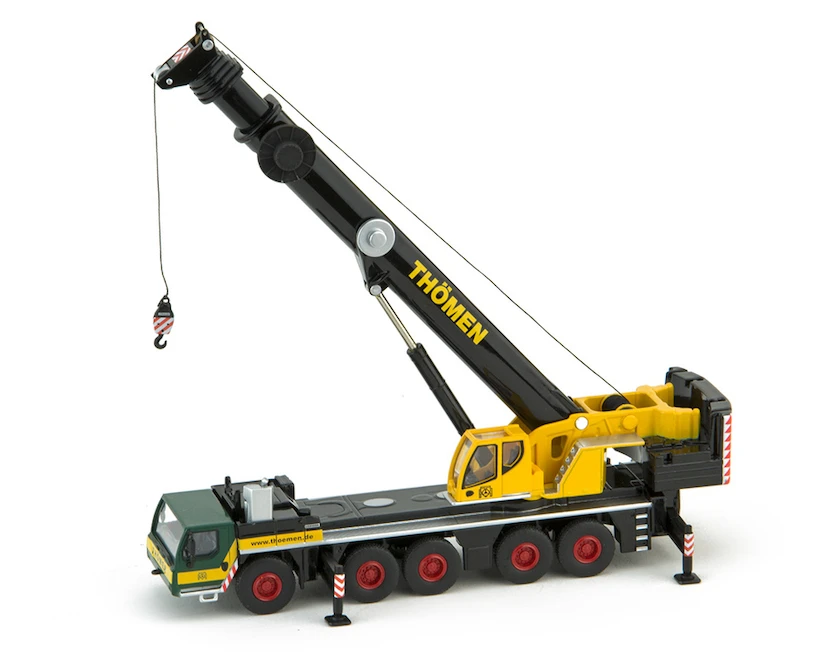 Collectible Toy Gift IMC 1:87 Scale Lieb Herr LTM 1250-5.1 Mobile Crane Engineering Machinery Diecast Toy Model,Thömen 33-0044