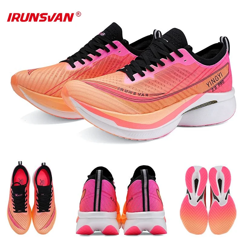 IRUNSVAN SHADOW WING 2.0 PRO 2025 Marathon Sports Running Shoes Outdoor Breathable Men Sports Shoes Anti-slip Male Sneakers 2503