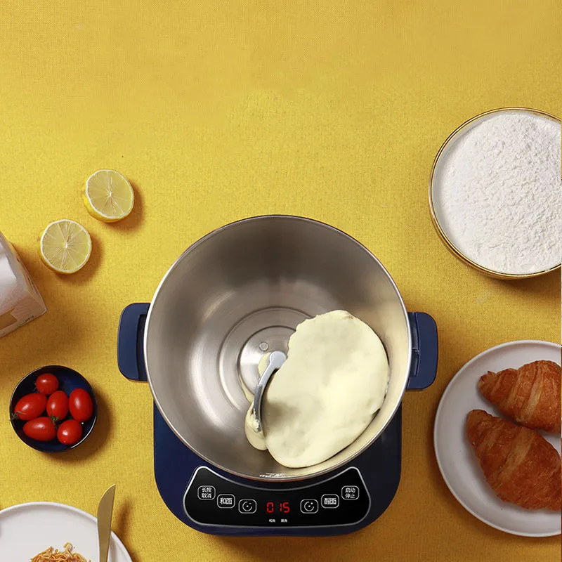 5/7L Electric Dough Maker Machine Flour Mixers Commercial for Home Ferment Bread Kneading Stirring Microcomputer Timing