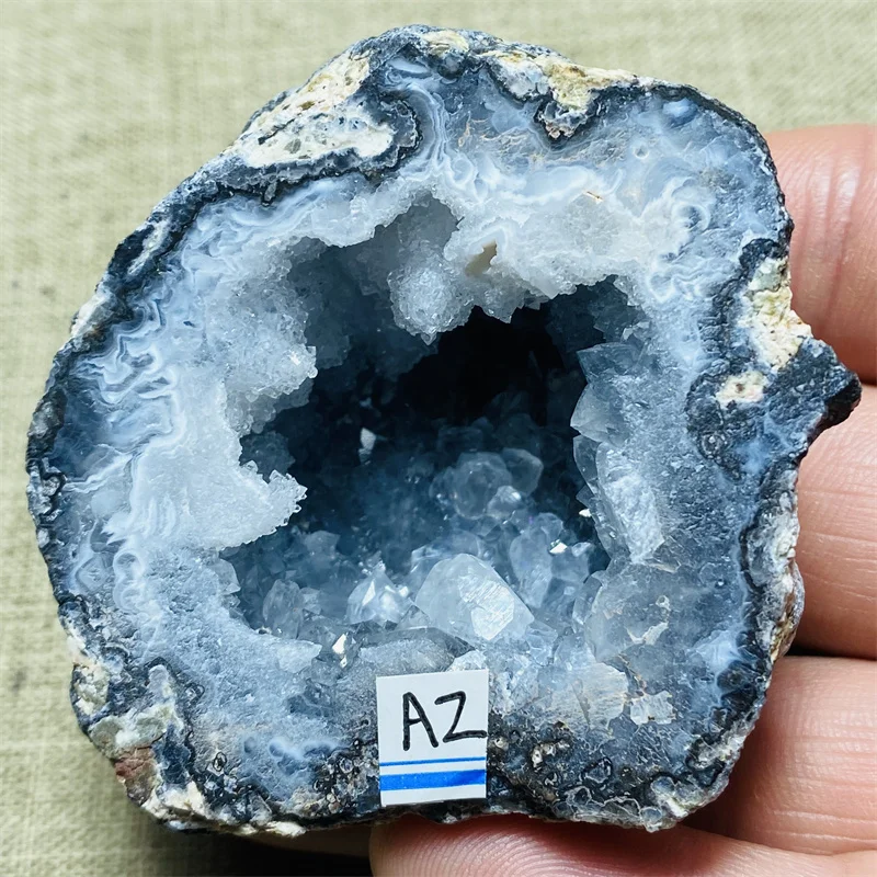 Natural Mexican Agate Geode Mineral Specimen Crystal Healing Home Decorations Holiday Gifts