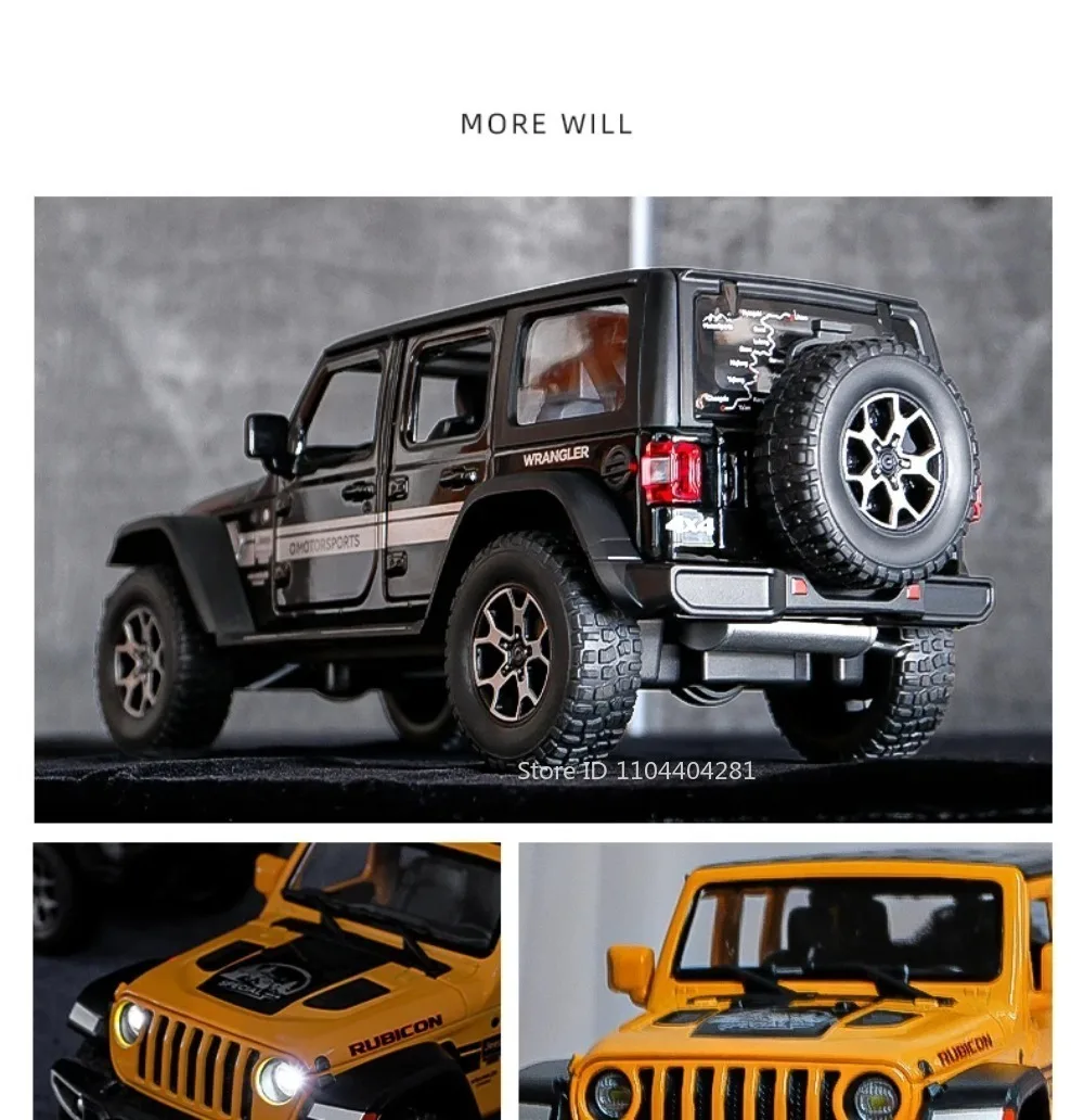 1:22 Wrangler Rubicon Suzuki Hustler Legierung Spielzeug Diecast Modell Auto Türen Geöffnet Sound Licht Zurückziehen Fahrzeug Freund Geburtstag Geschenk – Detail 9