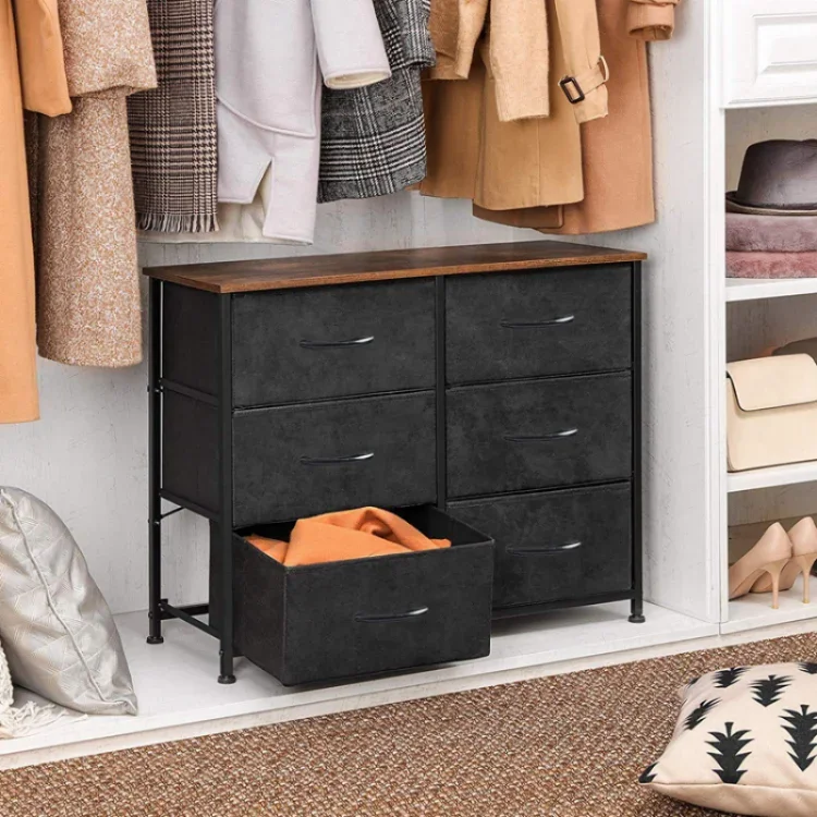 

'Modern Design Bedroom Furniture Colorful Cabinets 6 Drawers Chest of Drawers Dresser Storage Cabinets