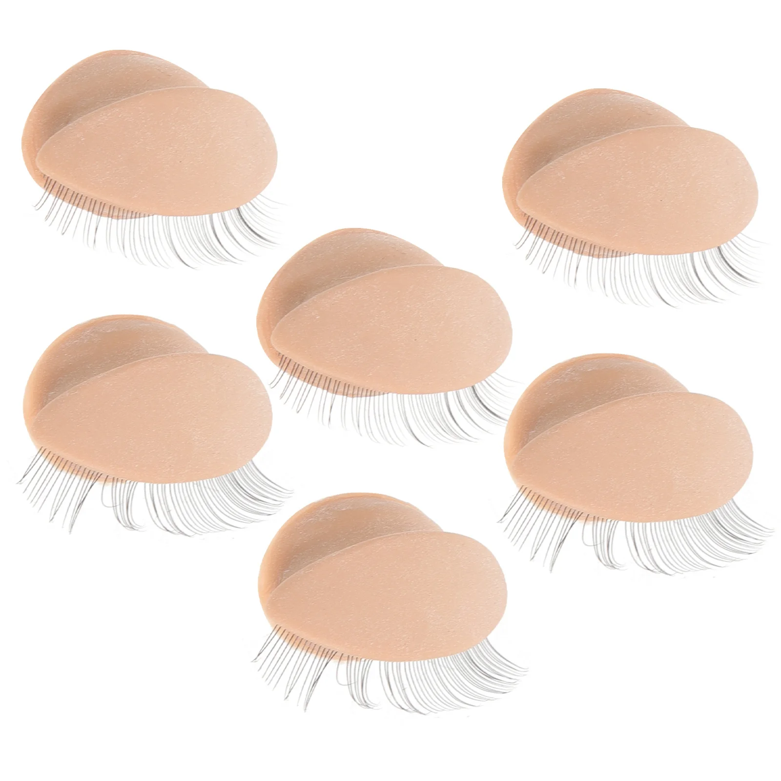 Palpebra realistica rimovibile per la pratica dell'estensione delle ciglia Palpebre di ricambio Strumento per l'addestramento della testa del manichino Trucco Artistry