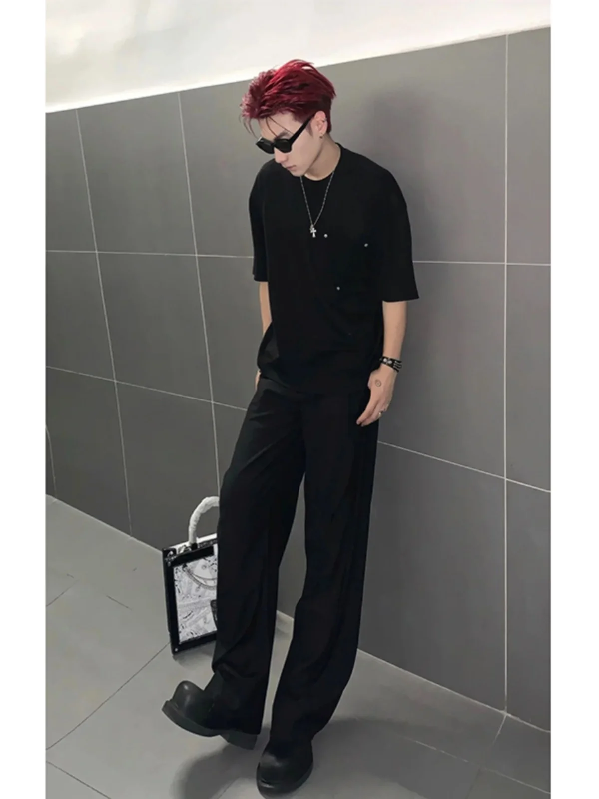 

Мужские брюки Naples Design: прямые повседневные брюки в американском стиле для молодежи, модные и удобные