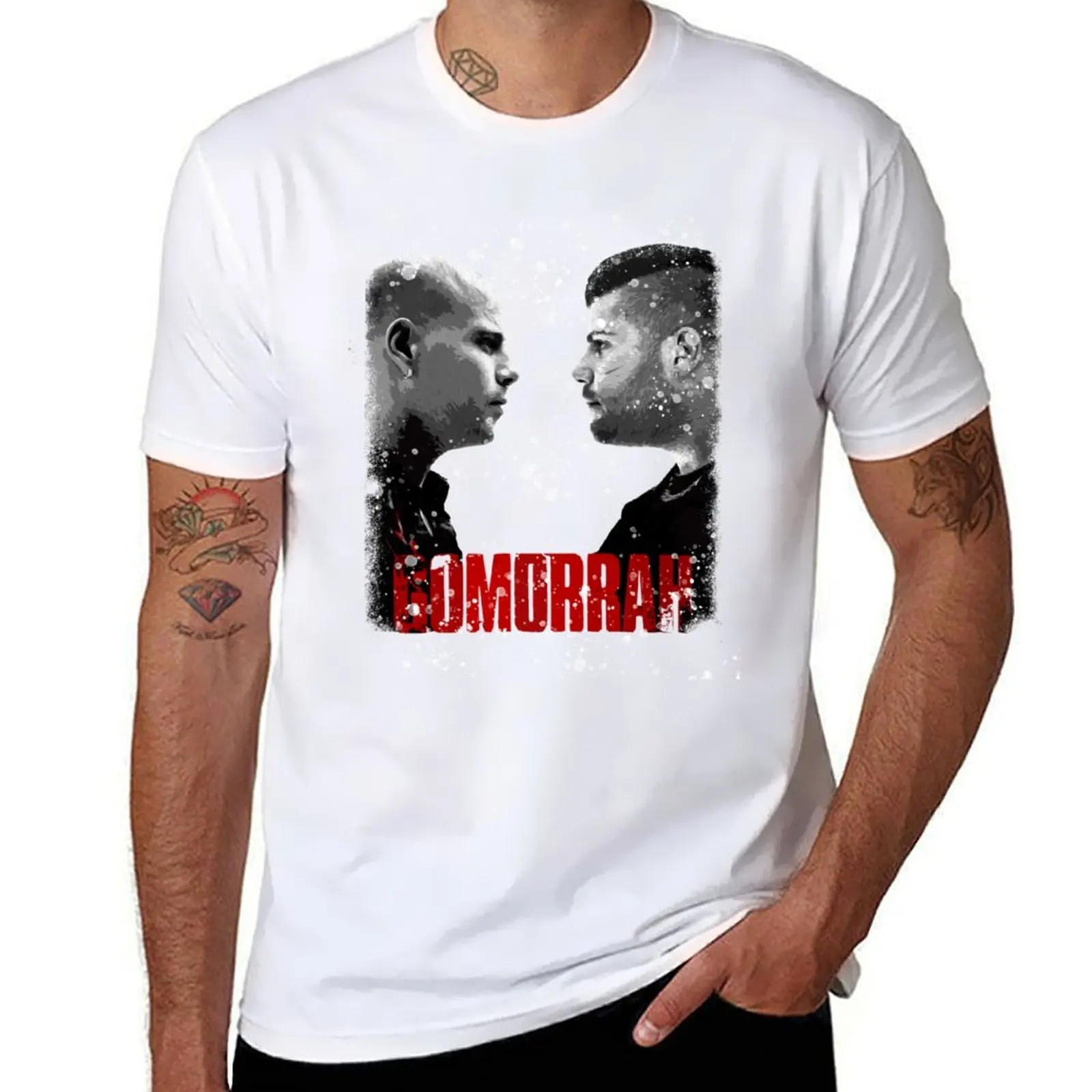 

Футболка Gomorra Gennaro Savastano, футболки из 100% хлопка, мужская футболка из 100% хлопка