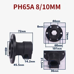 Electric Pickaxe Accessories for Hitachi Iron Head Cap Assembly PH65A 85A 95A 100A 8mm 10mm Iron Head Collet Replacement
