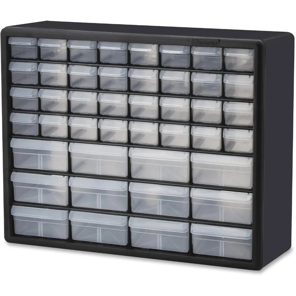 

44-Drawer Plastic Drawer Storage Cabinet for Garage Organization, Lego Storage, Teacher Toolbox, Makeup Organizer, and More