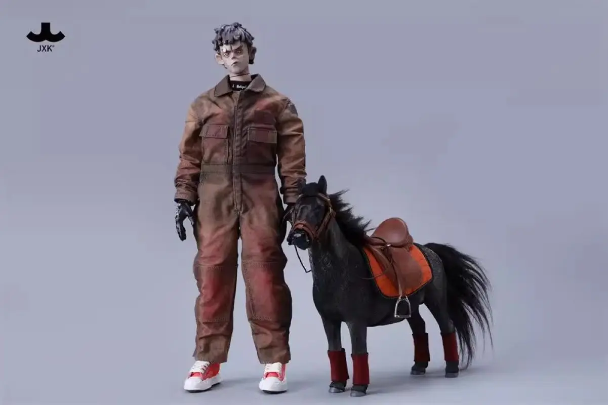 JXK JXK270 1/6 Akcesoria dla żołnierzy Qi Liu Hai Mały Kucyk Symulowane Zwierzęta Model Zabawka Pasuje do Figurki Akcji 12'' Dostępne w Magazynie