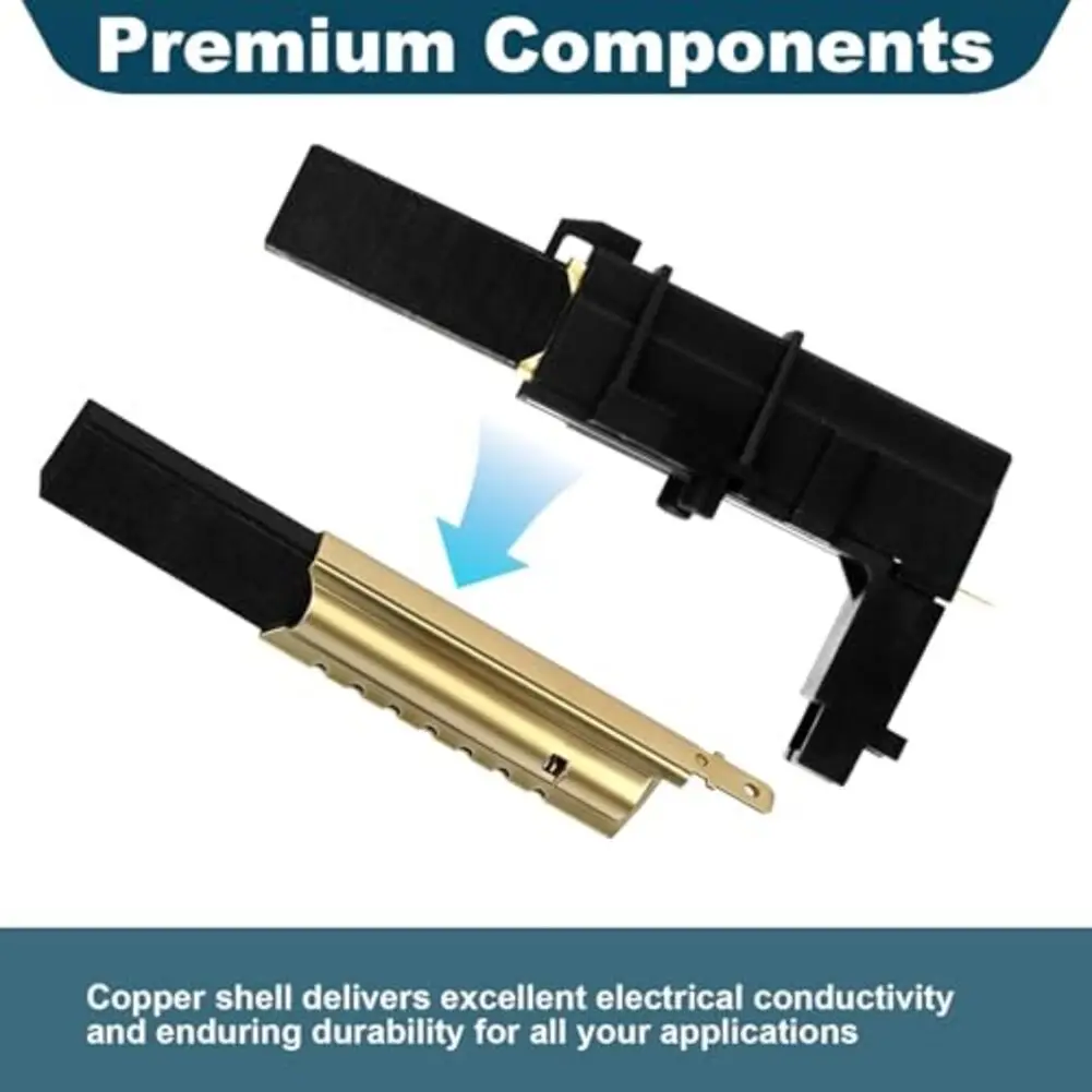 Replacement Carbon Brushes for Ceset Motor Used in Candy Washing Machines Part Numbers For 49018683 and 92126721
