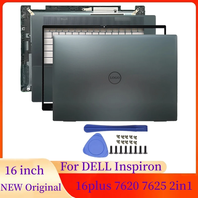 

Ноутбуки Аксессуары для Dell Inspiron 16plus 7620 7625 дюйма, задняя крышка, передняя рамка, Упор для рук, нижняя часть ноутбука