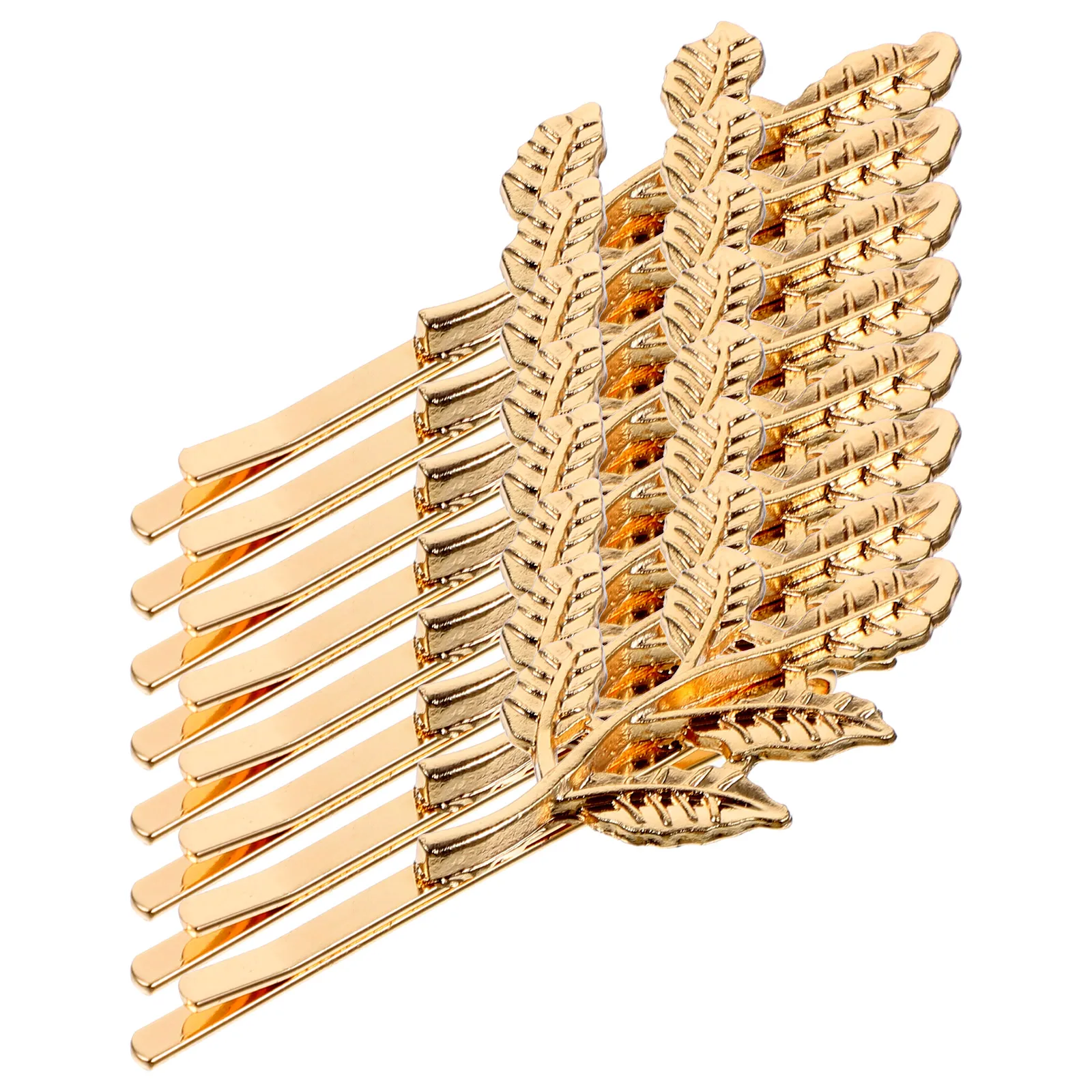 

8Pcs Leaf Hair Clips Alloy Metal Hairpins Decorative Bobby Pins for Women Wedding Bridesmaid Hair Accessories Bobby Clips