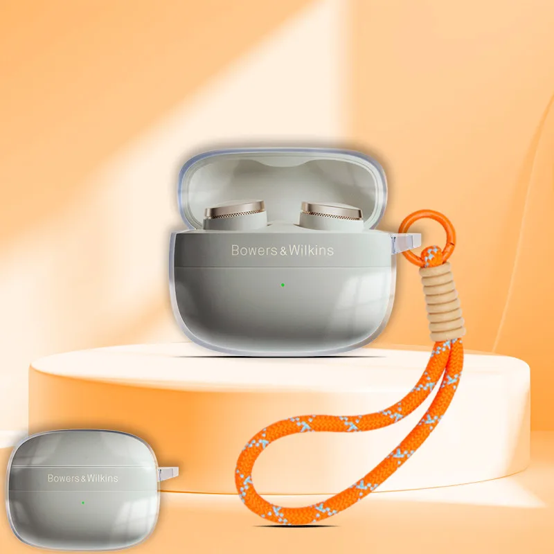 for Bowers & Wilkins Pi8 Pi6 Case B&W Protective Transparent Clear TPU Covers Bluetooth Earphone Shell