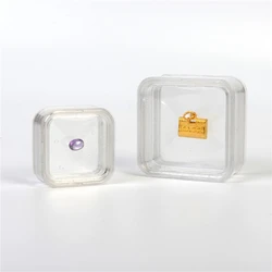 Practical Elasticity Membrane Jewelry Storage Box Transparent 3D Floating Frame Box Display Holder for Necklace Bracelet Earring