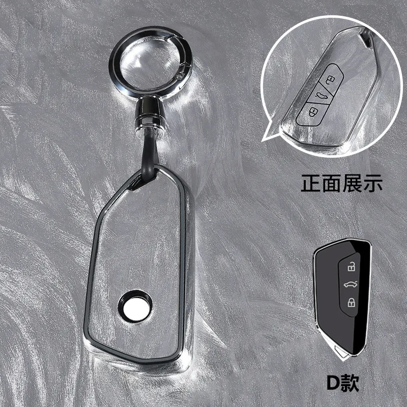 ل VW Volkswagen Golf 8 MK8 ID.3 ID.4 حافظة مفاتيح السيارة من البولي يوريثان غطاء حماية شل الإكسسوارات للجولف 8 #2