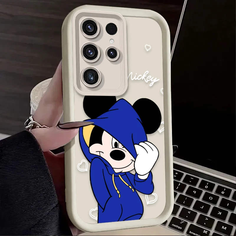 ديزني ميكي ميني زوجين الحال بالنسبة لسامسونج غالاكسي S24 S25 S23 الترا S22 S21 زائد FE A36 A56 A26 A16 A06 A15 A25 A35 A55 5G