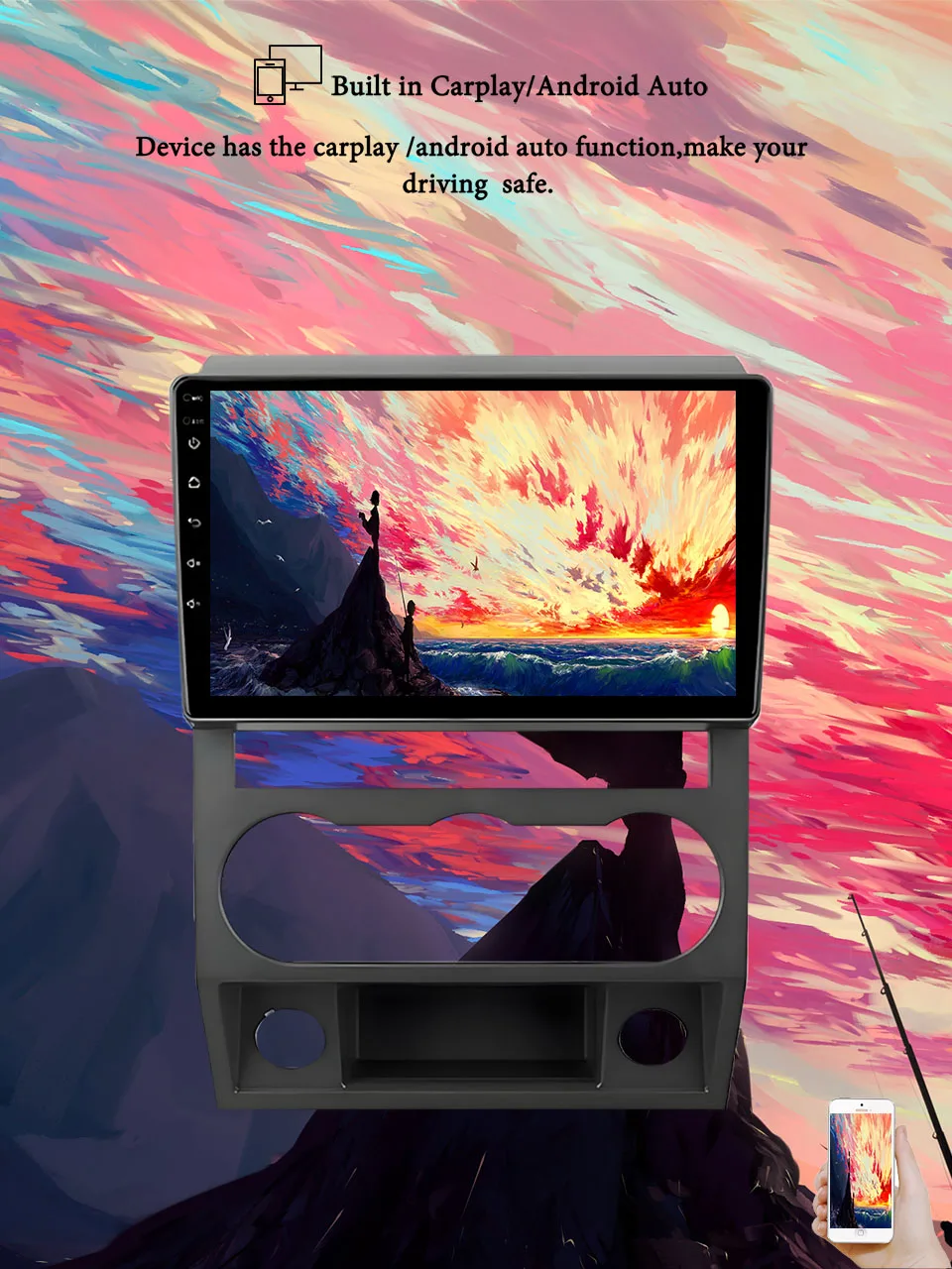 9 ''QLED Android 14 8G Ram Car GPS Navi Music Video مشغل وسائط متعددة لـ GAZ Gazelle Next 2013 - 2021 وحدة رأس ستيريو تلقائية #6