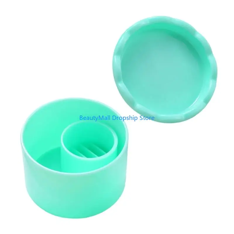 40 أظافر عملية تلألؤ قلم غسالة كأس الأظافر منظف فرشاة متعددة الوظيفية لاستخدام الصالون المهني