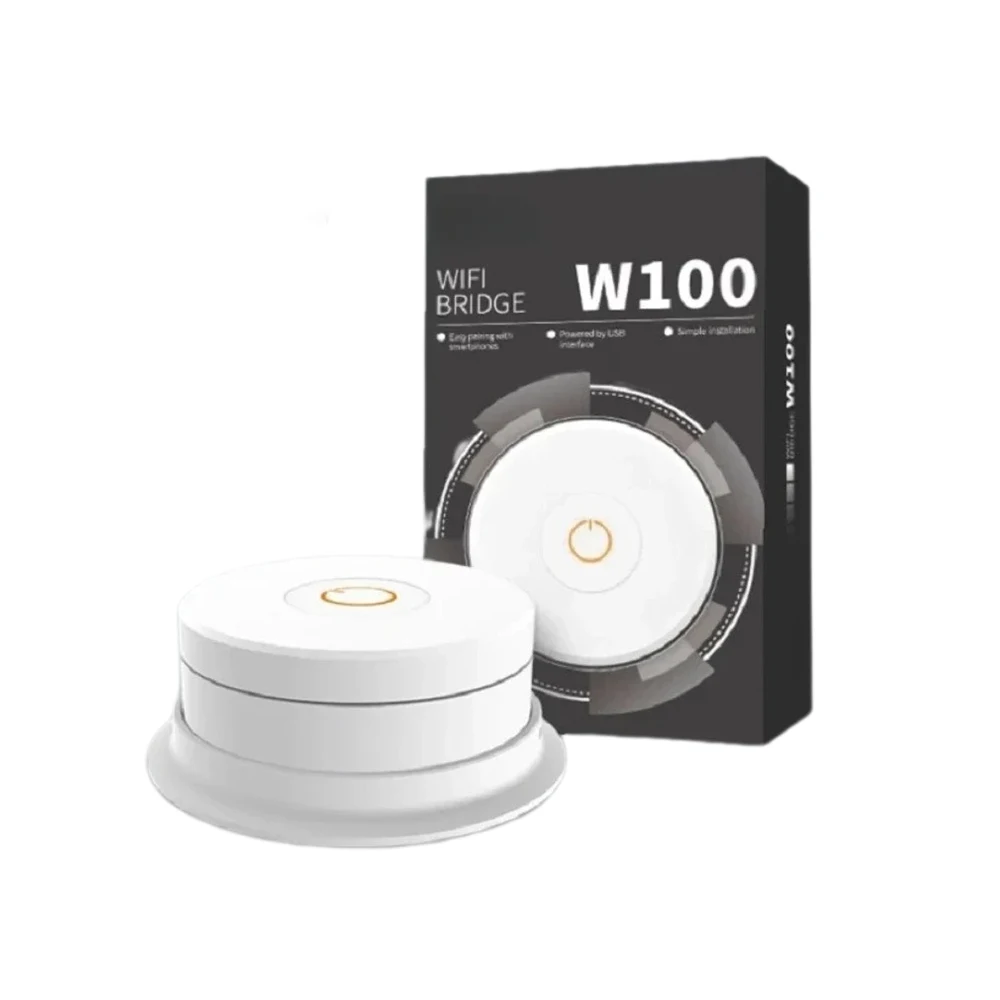 W100 Bridge Smart Gateway Hub Multi-mode Smart Home Bridge WiFi Bluetooth ZigBee APP Wireless Remote Control Alexa Google Home