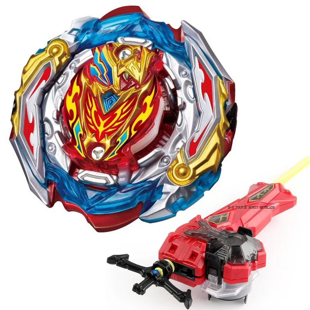 B-X TOUPIE BURST BEYBLADE B-199 Gatling Dragon Karma Charge\'-10 B199 Modified Set With B-200 Custom Power Sword Launcher L/R