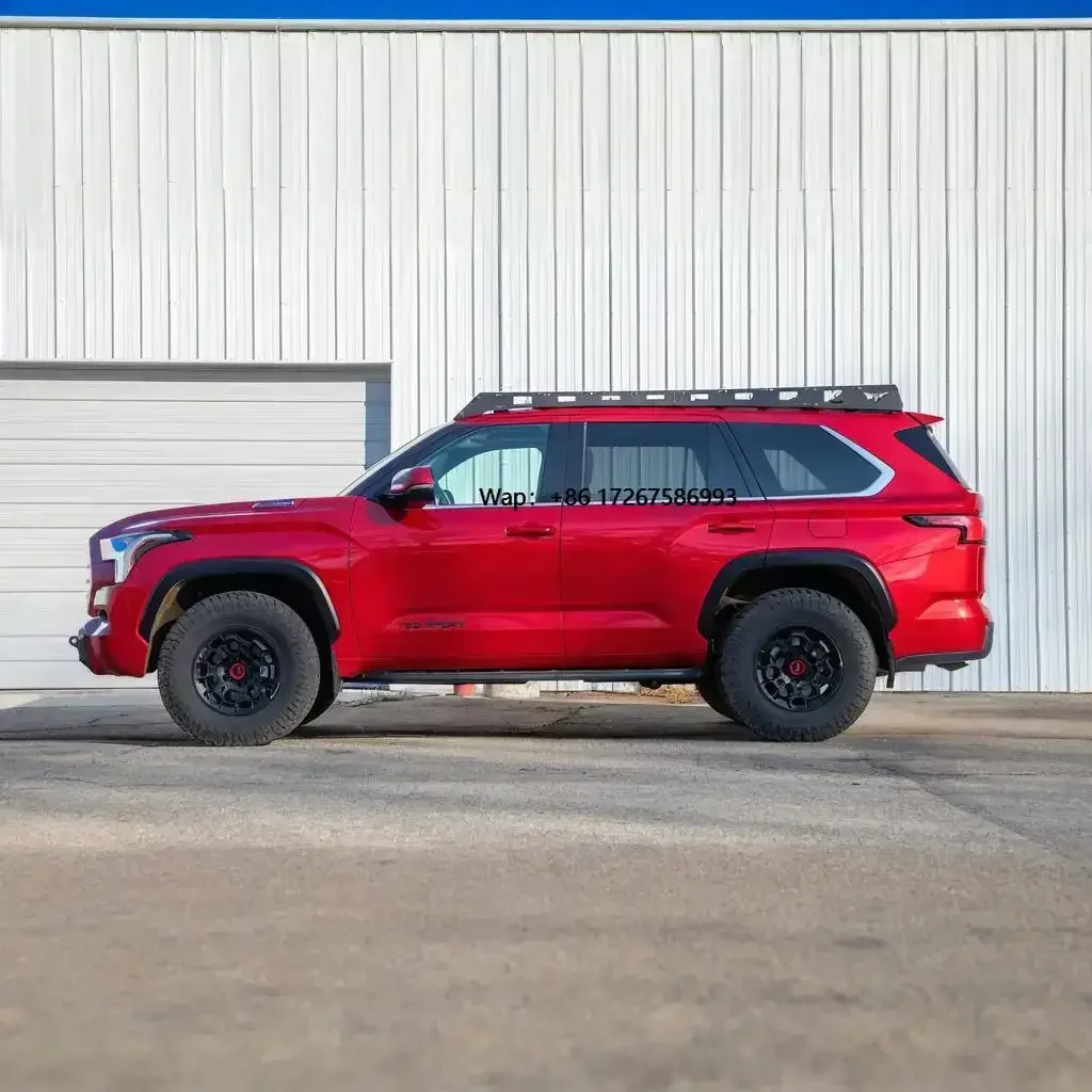 

Cut High Strength Steel and Lightweight Aluminum Roof Rack Suitable for Sequoia 3rd Gen 2023+
