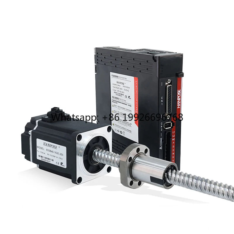 

High Performance Ac Servo Motor Ball Screw 60sb40-1620-250 400w 2.8a 1. 27n.M for Cnc 3d Printer Ball Servo Motor with Drive