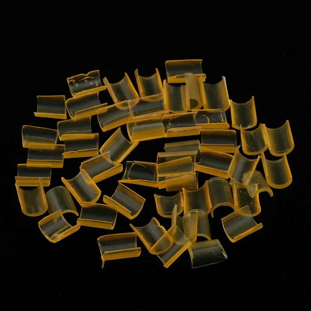 50pcs Keratin Glue Grain Granules Extensions Rebond - Yellow