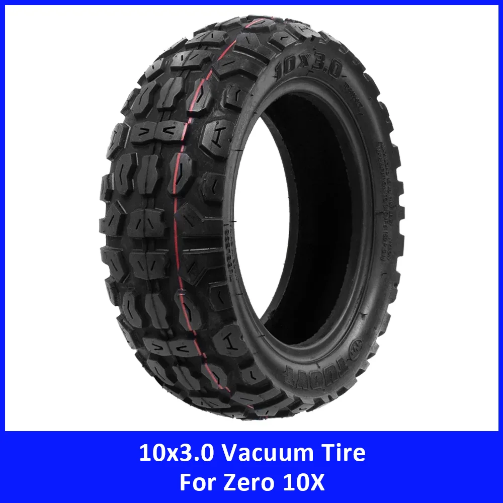 

10x3.0 Vacuum Tire for Zero 10X Dualtron KUGOO M4 Pro Kaabo 10 Inch 10*3.0 Thickened Off-Road Tubeless Tyres Scooter Accessories