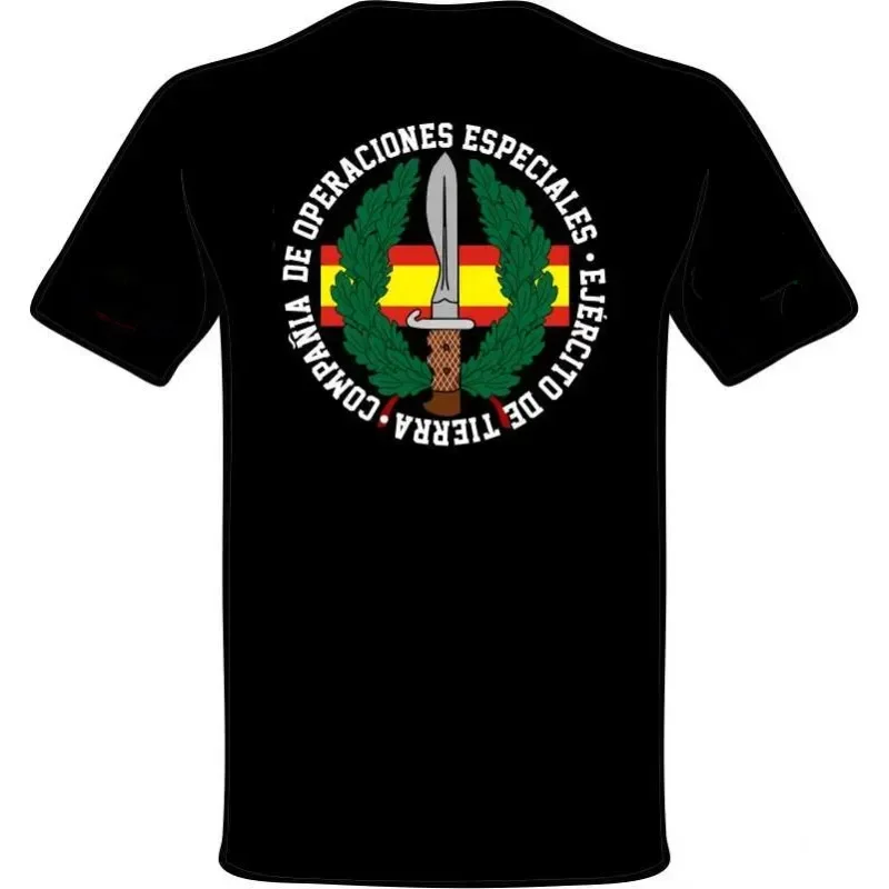 

Ejezioneito De Tierra COE Cuerpo Operaciones Especiales Мужская футболка с коротким рукавом Повседневные летние футболки из 100% хлопка с круглым вырезом