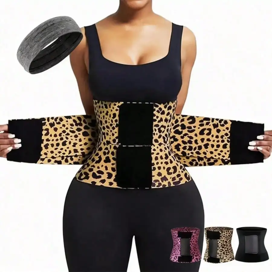 

1pc Silver Ion Tummy Control Belt, Waist Trimmer, Slimming Belt With Phone Pouch For Women