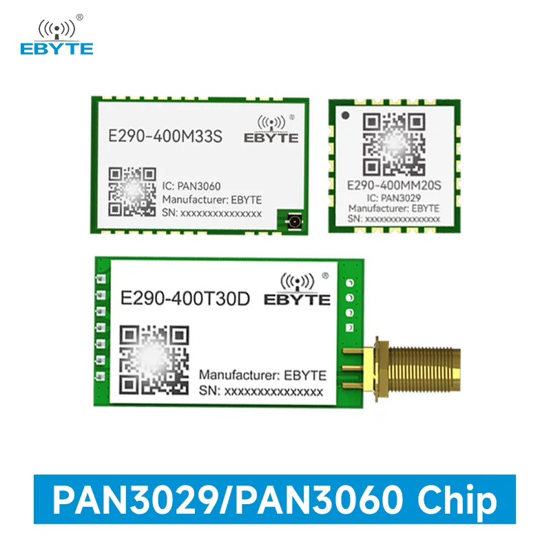 5PCS PAN3060/3029 ChirpIoT™ Spread Spectrum Module EBYTE E290 Series IAP Upgrade 433/868/915MHz RF Automatic Relay Networking
