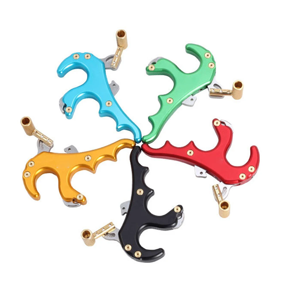 

Four-finger Spreader Outdoor Archery Grip Accessory Outdoor Archery Tool Compound Grip Hunting Practice Training Metal Durable
