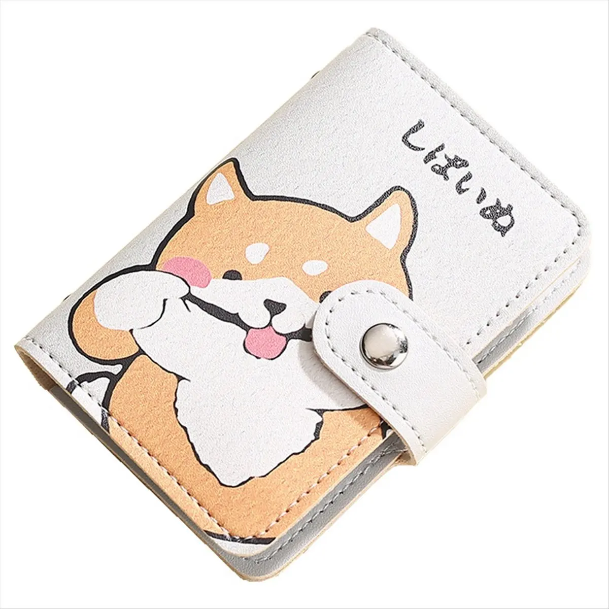 ABQR Mini Credit Card Holder with 20 Card Slots + 2 ID Slots,Anti-Degaussing Bank Card Holder Coin Purse,C