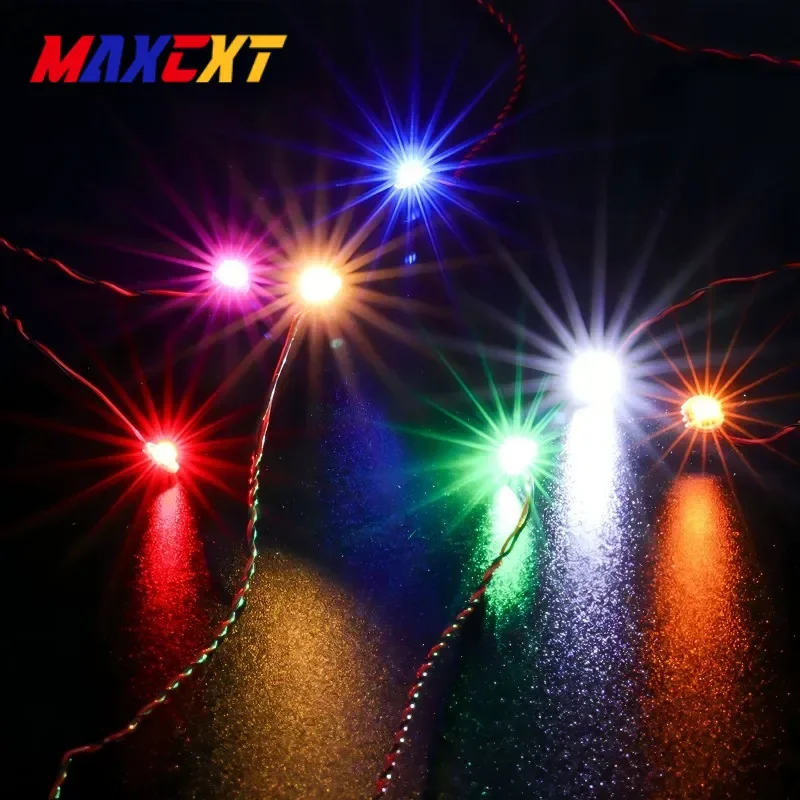 

MAXCXT 3PCS 0.8 Mm 2 Pin Conecting Cable Accessories for Lego DIY Led Light Compatible with Building Blocks Model