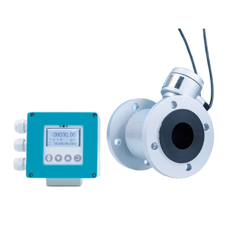 Cheap 4-20mA split type Digital electromagnetic flow meter