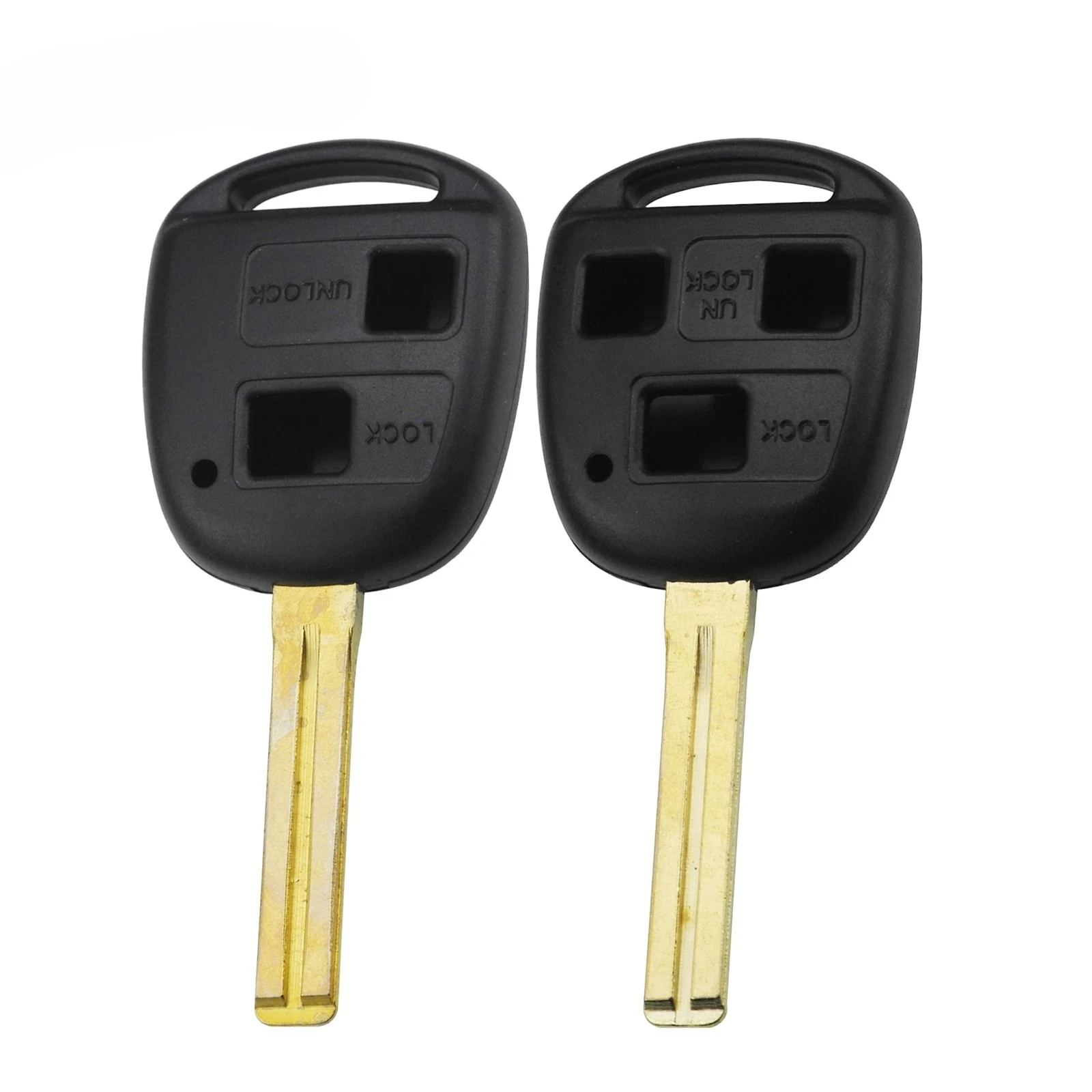 10pcs/lot 2/3 Buttons Remote Car Key Shell Fob For Lexus RX300 ES300 Key Case Replacement