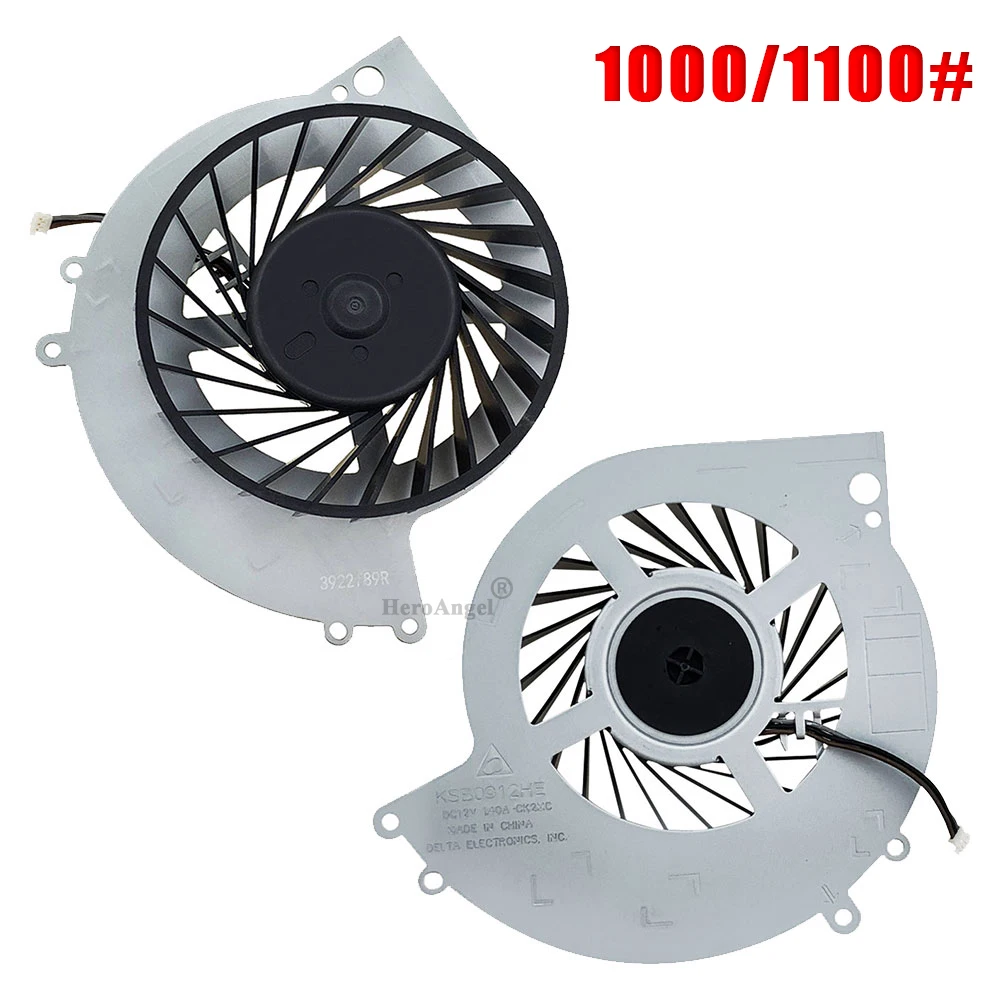 New Inner Cooling Fan for PS4 Game Console Cooler 1000/1200/2000/7000 Series Replacement for PS4 Host Silent Fan