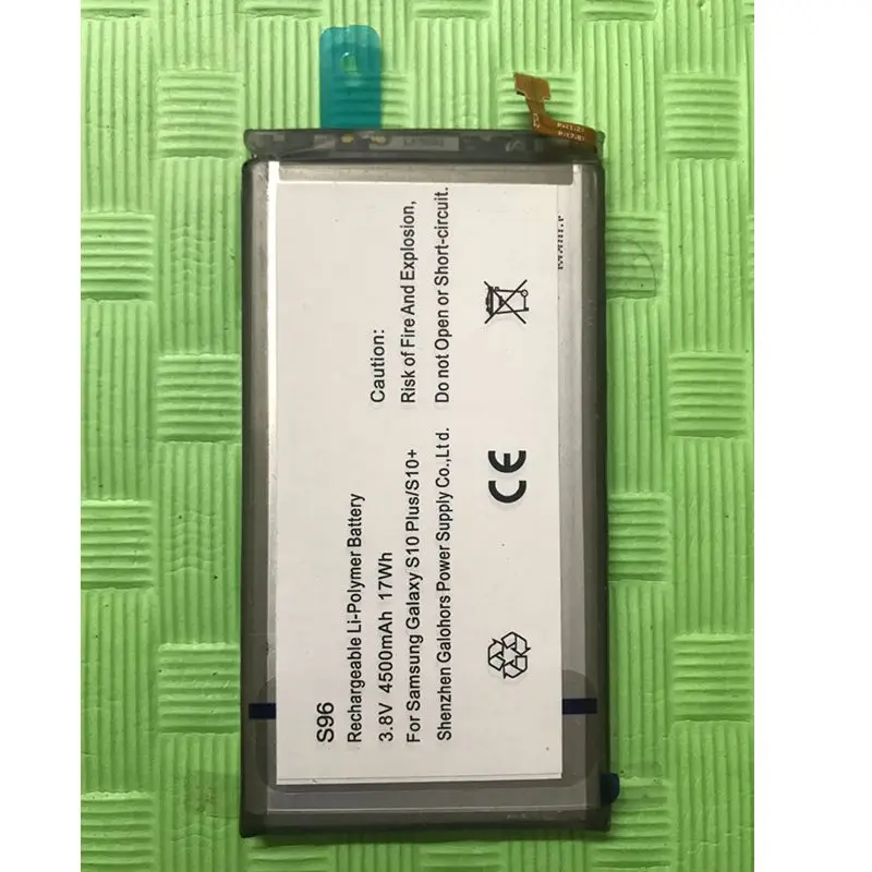 10Pcs/Bag 3.8V Li-polymer Battery for Samsung Galaxy S10 Plus S10+ SM-G975F/DS SM-G975U/W G9750 EB-BG975ABU