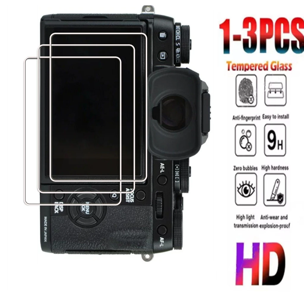 1-3 قطعة من الزجاج المقسى 9H لـ fujifilm X-T1 X-T2 X-A3 X-A5 X-A10 X-A20 XT1 XT2 XA3 XA5 XA10 XA20 طبقة حماية للشاشة