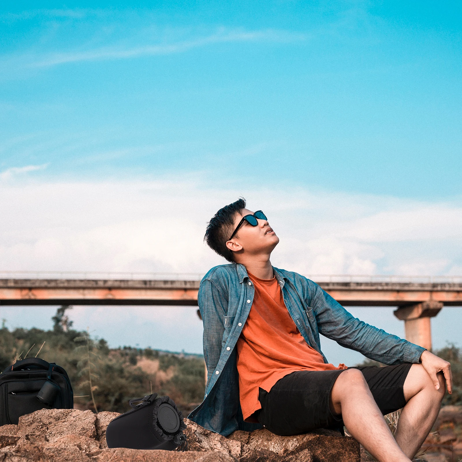 

4pcs Camera Lens Case Bags Waterproof Pouch for DSLR Lens Storage Black Neoprene Photographer Accessories Portable