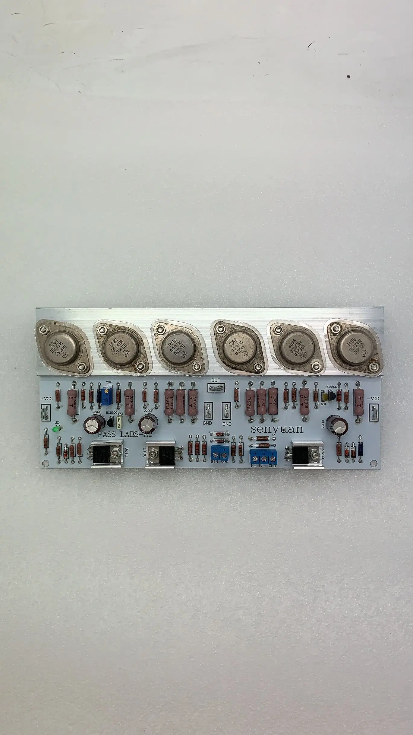 A5 50W Field-effect transistor class A hifi amplifier board Refer to the US PASS circuit