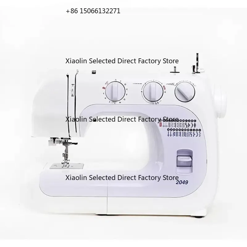 2049 Multifunctional Small Household Buttonhole Sewing Machine for Home Use Easy-to-Operate Fabric Crafting Tool