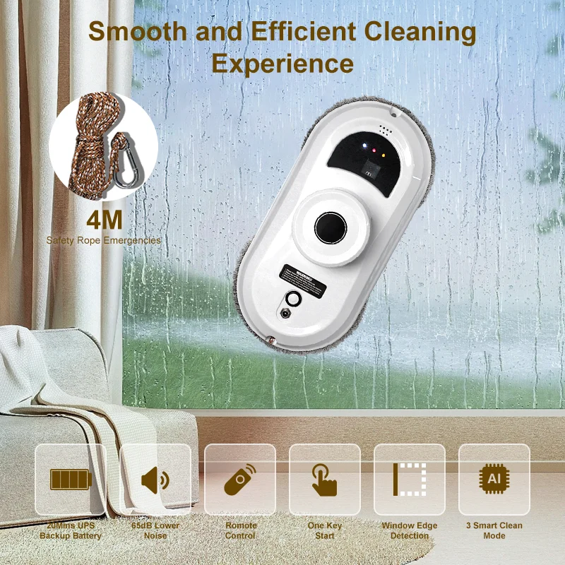 Robot washing windows langou window cleaner robot