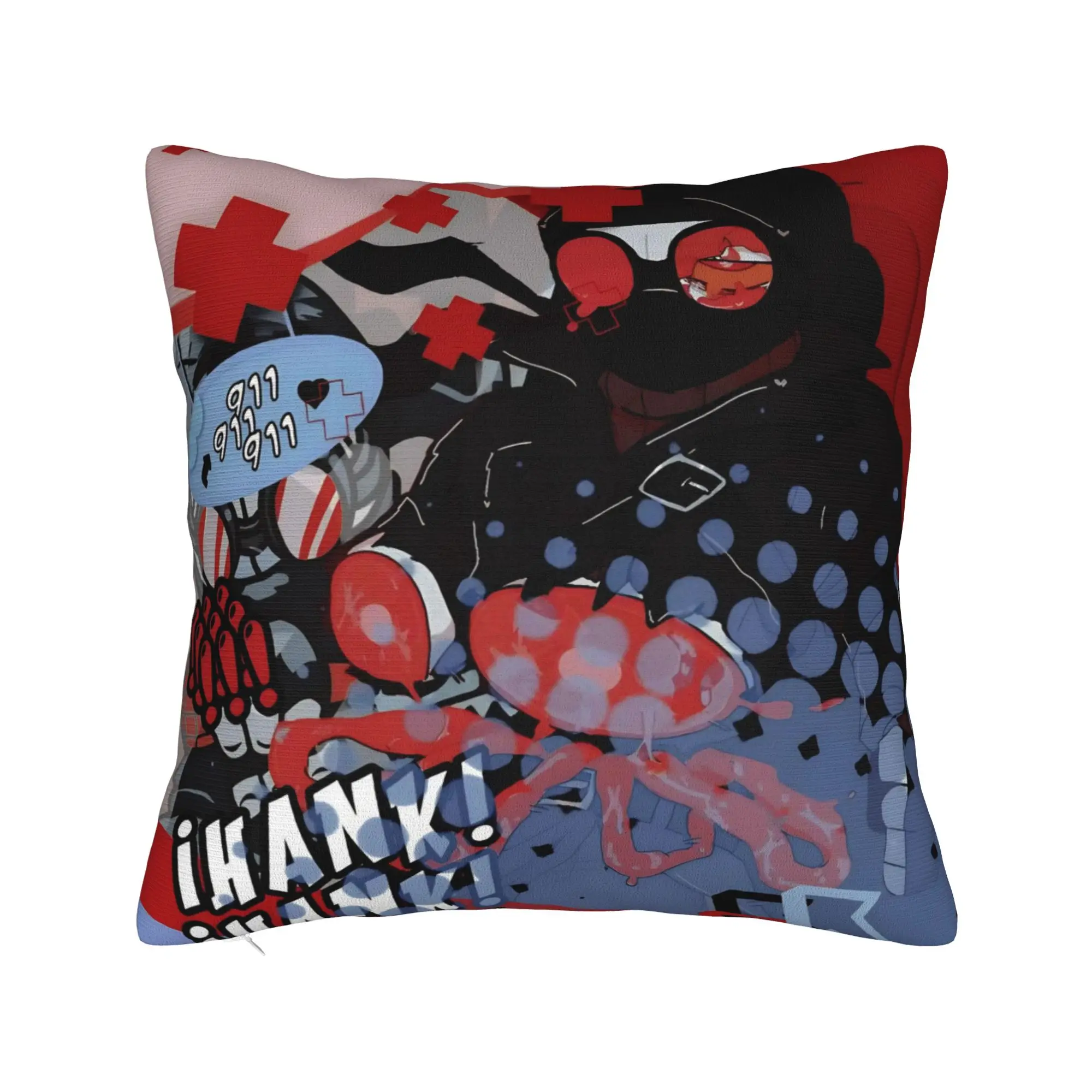 Decorative Pillowcases MADNESS COMBAT Hank Merch Home  Throw Pillow Case Cover Square Multiple Sizes