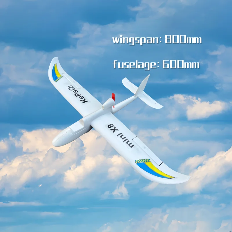 Surfer X8 Mini Version 800mm Drone Fixed-Wing Glider Introductory Practice Machine Electric Remote-Controlled Gliding Machine