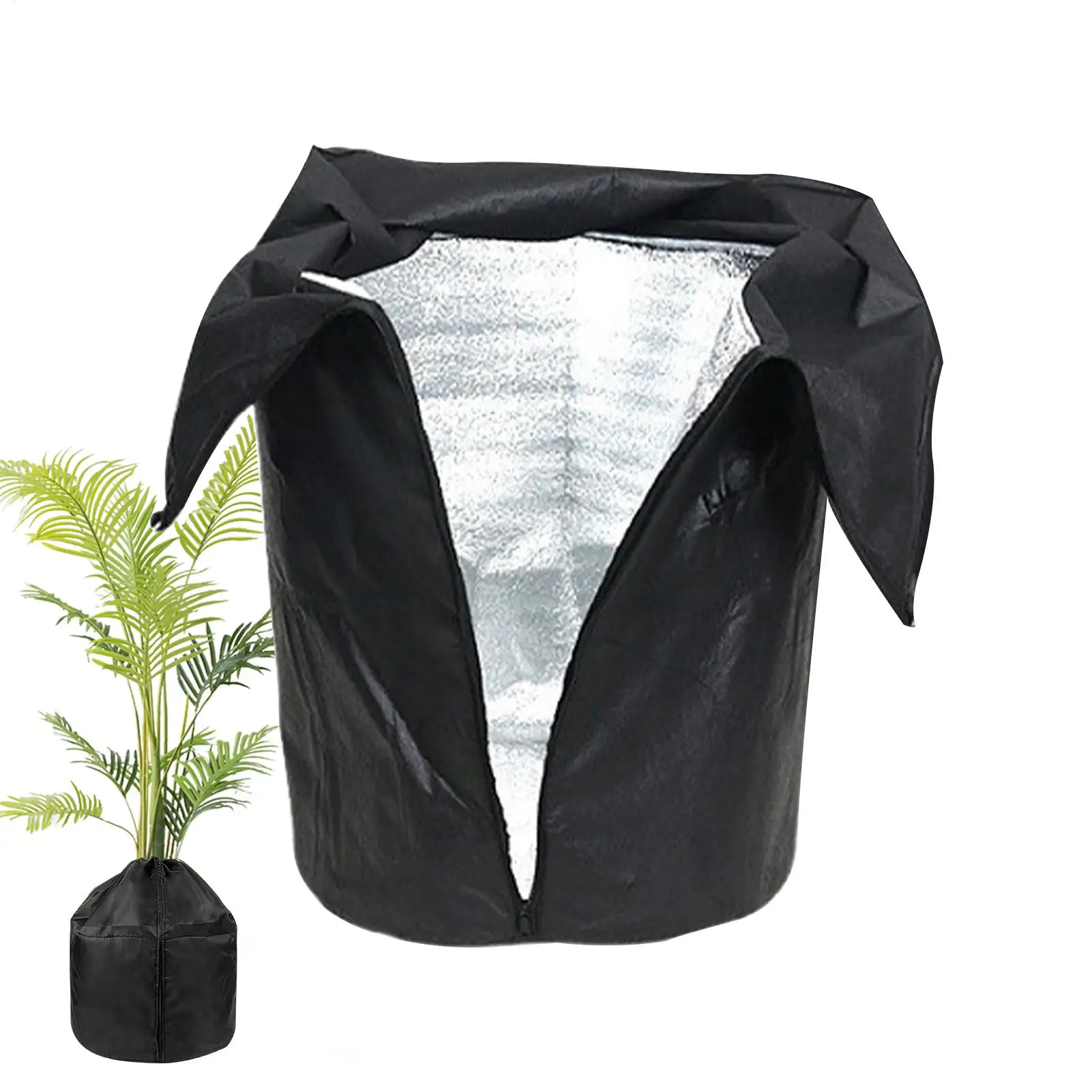 

Reusable Plant Frost Cover Winter Protection Bags Garden Shrub Trees Potted Plant Protector Oxford Cloth Anti Freeze Warm Cover